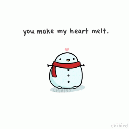 Heart Snowman GIF - Heart Snowman Cute GIFs