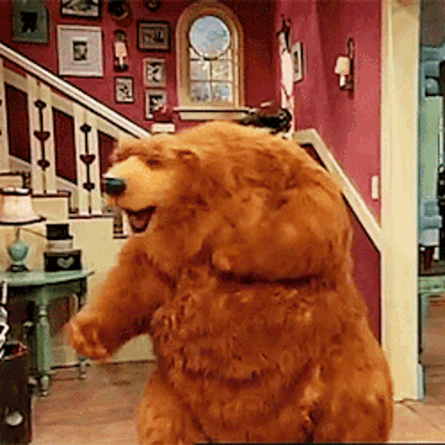 Bear In The Big Blue House Bear GIF - Bear In The Big Blue House Bear Dancing GIFs