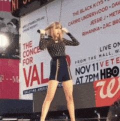 Taylor Swift Putting Her Hands On Her Hips Funny Indiniprint GIF