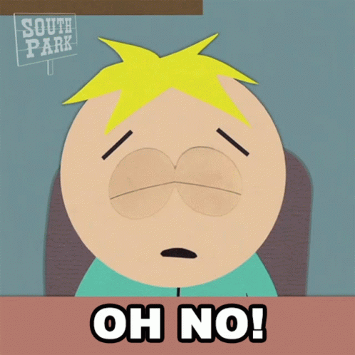 Oh No Butters Stotch GIF - Oh No Butters Stotch South Park GIFs