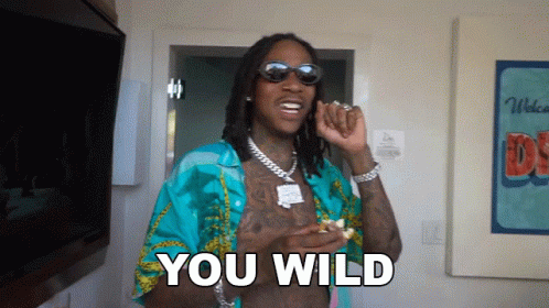 You Wild Wiz Khalifa GIF - You Wild Wiz Khalifa You Are Crazy GIFs