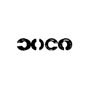 it is a black and white image of a logo that looks like a ring .