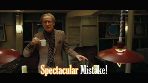 Bill Nighy The Boat That Rocked GIF - Bill Nighy The Boat That Rocked Spectacular Mistake GIFs