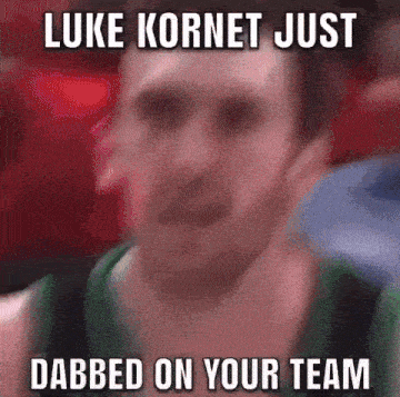 Luke Kornet Dab Luke Kornet Dabs GIF - Luke Kornet Dab Luke Kornet Dabs Luke Kornet Celebration GIFs