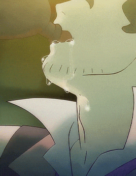 a drawing of a person with tears coming out of their mouth