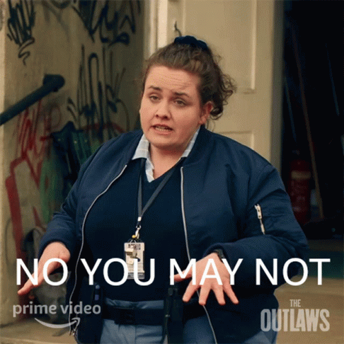 No You May Not Diane Pemberley GIF - No You May Not Diane Pemberley The Outlaws GIFs