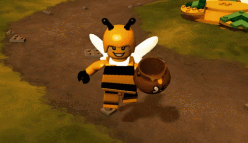 Eating Bee GIF - Eating Bee Lego GIFs