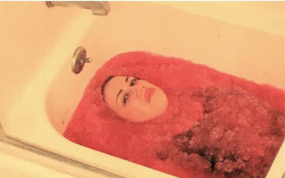Miranda Sings Bath Tub GIF - Miranda Sings Bath Tub Ice GIFs
