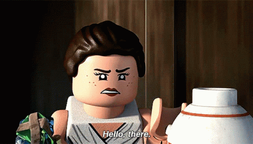 Lego Star Wars Holiday Special Hello There GIF - Lego Star Wars Holiday Special Hello There Obi Wan And Anakin GIFs
