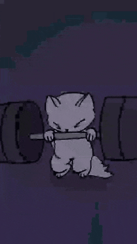 a black and white drawing of a cartoon character with a cup in his hand .