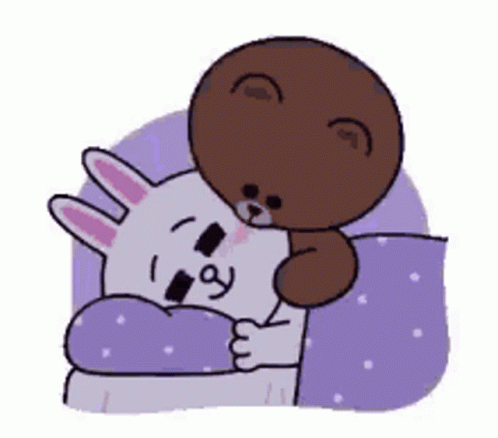 Good Night Cony And Brown GIF - Good Night Cony And Brown Cute GIFs