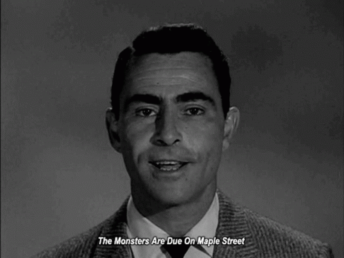 Rod Serling The Monsters Are Due On Maple Street GIF - Rod Serling The Monsters Are Due On Maple Street GIFs