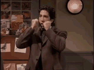 Friendsbrasil Rossgeller Vocêcomeumeusanduiche GIF