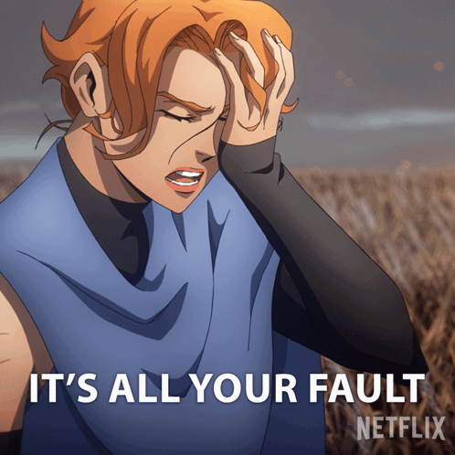 Its All Your Fault Sypha Belnades GIF - Its All Your Fault Sypha Belnades Castlevania GIFs