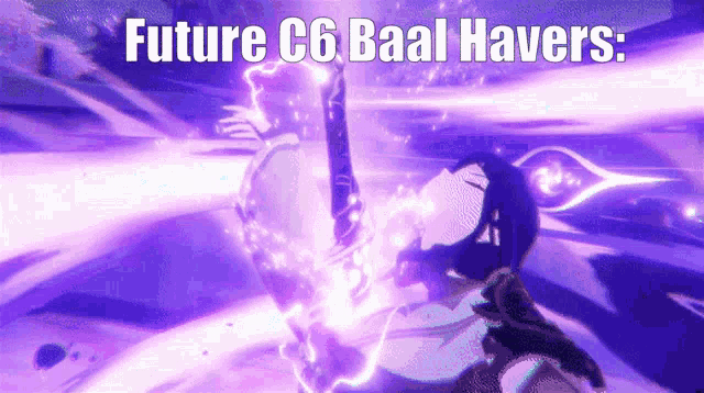 a purple background with the text future c6 baal havers