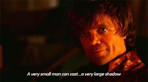 Small Man Large Shadow GIF - Small Man Large Shadow Game Of Thrones GIFs