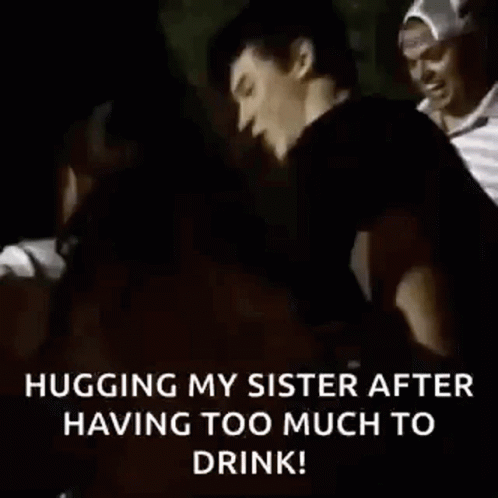 Shawn Mendes Hugging My Sister GIF