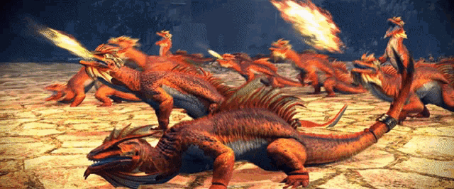 Salamanders Total War Warhammer GIF - Salamanders Total War Warhammer Lizardmen GIFs