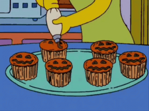 The Simpsons Marge Simpson GIF - The Simpsons Marge Simpson Pumpkin Cupcakes GIFs