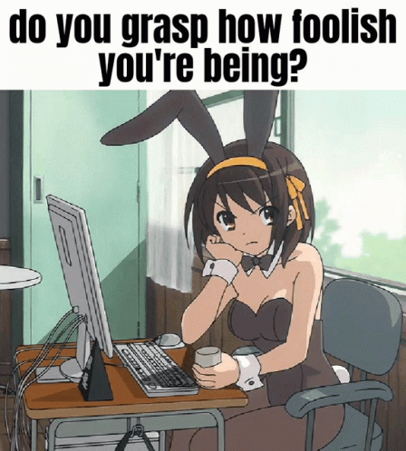 Anime Meme GIF - Anime Meme Haruhi Suzumiya GIFs