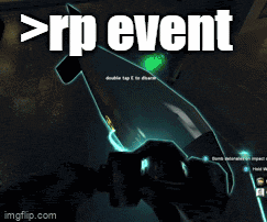 a screenshot of a video game with the words > rp event above it