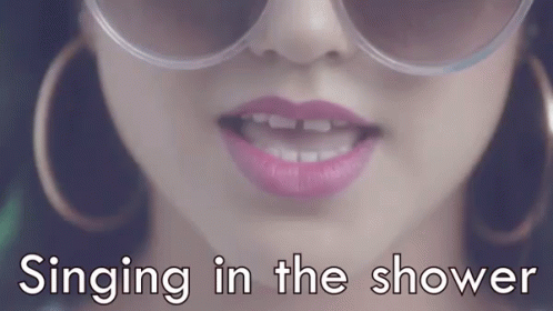Singing In The Shower GIF - Beck G Singing Shower GIFs