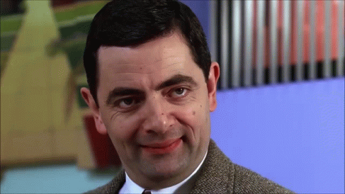 Mr Bean Rowan Atkinson GIF - Mr Bean Rowan Atkinson Smile GIFs