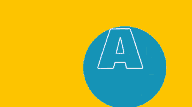 a yellow background with blue circles and triangles and the word wig written on it
