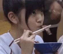 Girl Eating GIF - Girl Eating Asian GIFs