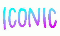 Iconic Animated Text GIF - Iconic Animated Text Blink GIFs
