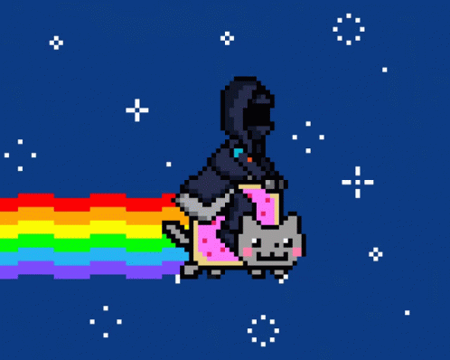 Arknights Doctor And Nyan Cat Meme GIF - Arknights Doctor And Nyan Cat Nyan Cat Arknights GIFs