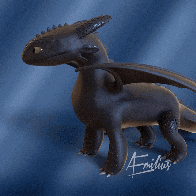 Toothless How To Train Your Dragon GIF - Toothless How To Train Your Dragon Turntable Animation GIFs