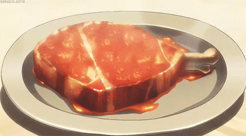 Anime Steak GIF - Anime Steak Beef GIFs