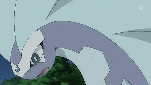 a close up of a cartoon character 's mouth with its tongue out .