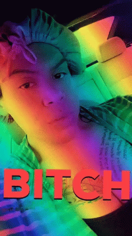 Bitch Rainbow GIF - Bitch Rainbow Juicy GIFs