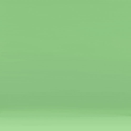 a cartoon character walking on a green background