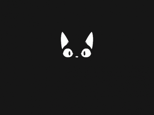 Studio Ghibli Black Cat GIF - Studio Ghibli Black Cat Curious GIFs
