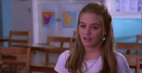Ahhh GIF - Clueless Alicia Silverstone Day Dreaming GIFs