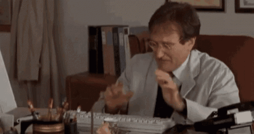 Typing Robin Williams GIF - Typing Robin Williams GIFs