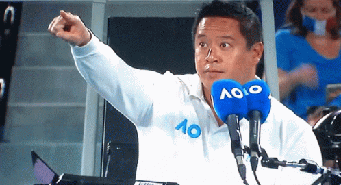 James Keothavong Chair Umpire GIF - James Keothavong Chair Umpire Tennis GIFs