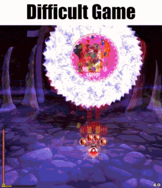 a screenshot of a difficult game with a score of 60