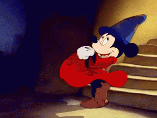 Mickey Mouse Wizard GIF - Mickey Mouse Wizard Excited GIFs