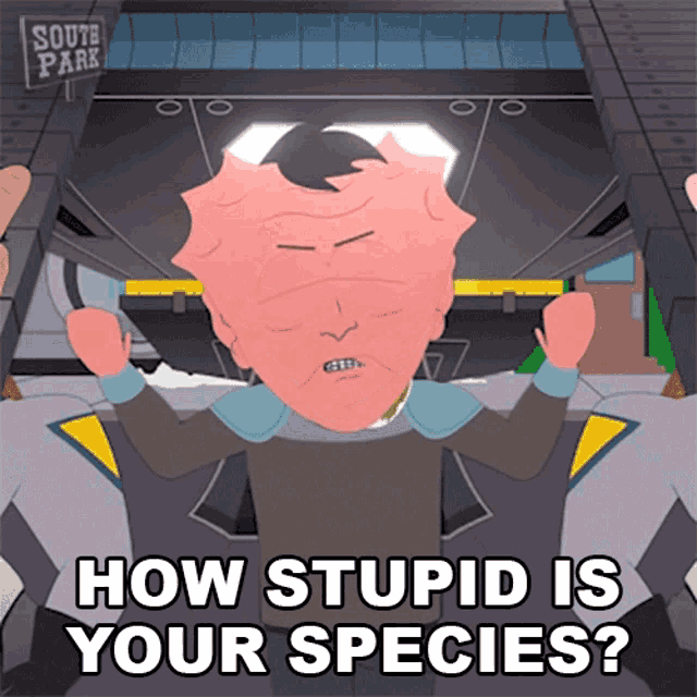 How Stupid Is Your Species Kevern Zaksor GIF - How Stupid Is Your Species Kevern Zaksor Baby Fark Mcgee Zax GIFs