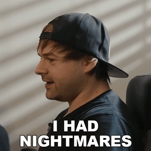 I Had Nightmares Jared Dines GIF - I Had Nightmares Jared Dines I Experienced Nightmares GIFs