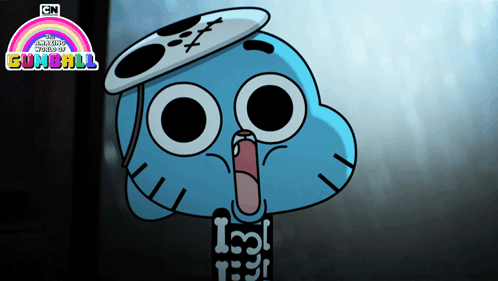 Jaw Drop Gumball Watterson GIF