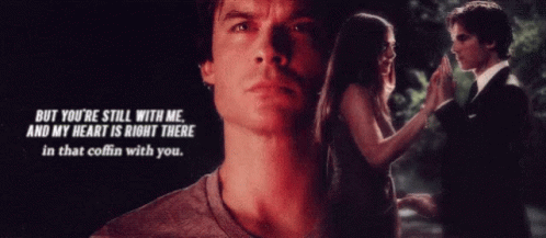 Damon And Elena In Love GIF - Damon And Elena In Love The Vampire Diaries GIFs