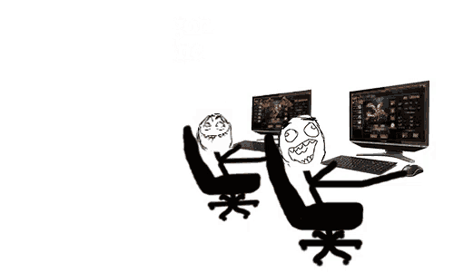 a cartoon of two people playing a video game with a speech bubble that says my dragon now 82