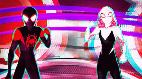 Spiderman Fist Bump GIF - Spiderman Fist Bump Gwen Stacy GIFs