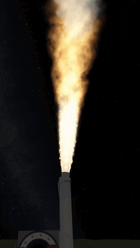 a computer generated image of a rocket being launched