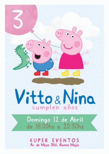 Vitto And Nina Peppa Pig And George Pig GIF - Vitto And Nina Peppa Pig And George Pig Pig GIFs